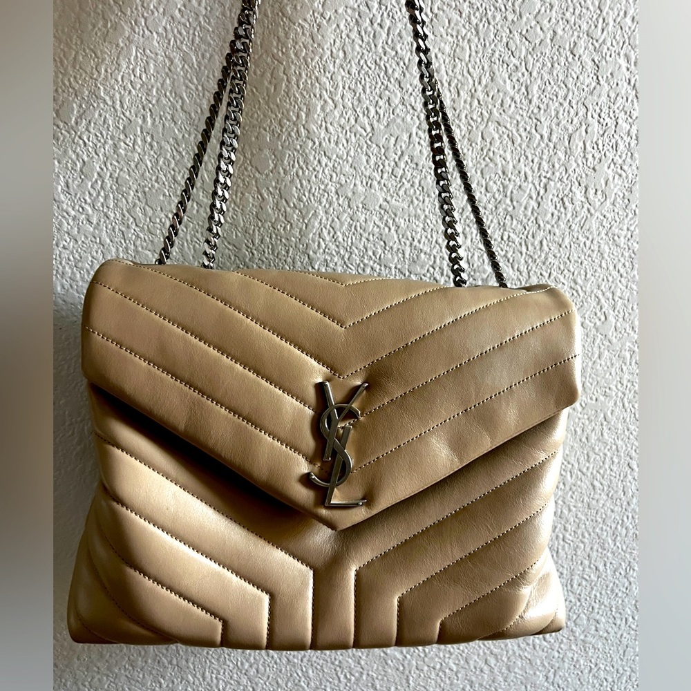 Saint Laurent leather shoulder bag